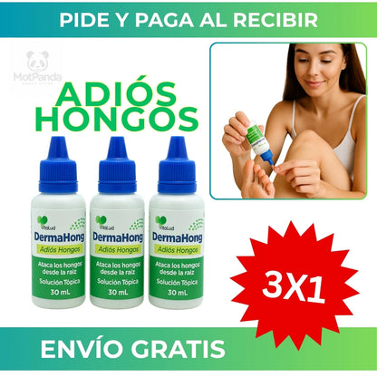 DERMAHONG – TRATAMIENTO ANTIHONGOS PARA UÑAS Y PIEL